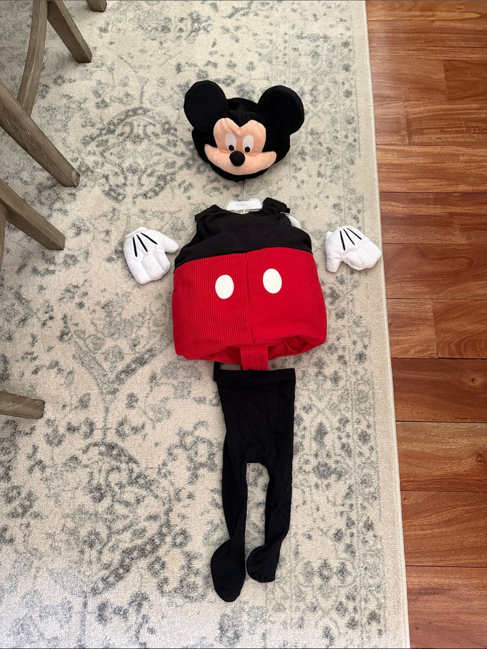 Disney Mickey Mouse Costume - Black, Red, White